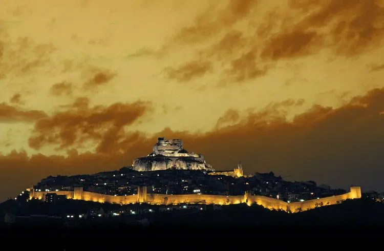 Casa rural Mas d'Albalat: vistas al anochecer